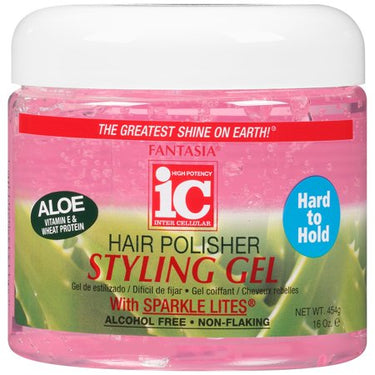 Fantasia IC Hair Polisher Styling Gel – Hard to Hold – 16 oz - ANNS BEAUTY SUPPLY